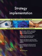 Strategy implementation A Clear and Concise Reference