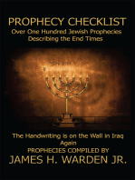 Prophecy Checklist over One Hundred Bible Prophecies Counting Down to the Second Coming of Jesus Christ