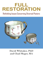 Full Restoration: Rethinking Issues Concerning Divorced Pastors