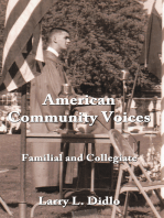 American Community Voices: Familial and Collegiate