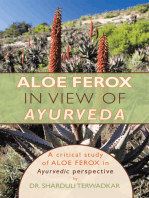 Aloe Ferox - in View of Ayurveda: A Critical Study of Aloe Ferox in Ayurvedic Perspective
