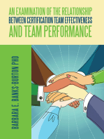 An Examination of the Relationship Between Certification Team Effectiveness and Team Performance