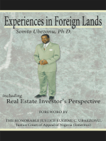 Experiences in Foreign Lands Including Real Estate Investor’S Perspective