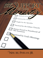 The Support of God's Ministry: Ordained of God