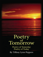 Poetry of Tomorrow: Poetry of Yesterday Poetry of Today