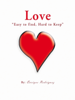 Love “Easy to Find, Hard to Keep”