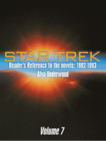 Star Trek Reader’S Reference to the Novels: 1992-1993: Volume 7