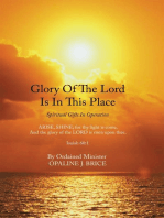 Glory of the Lord Is in This Place