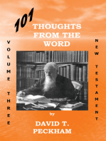 101 Thoughts from the Word Vol. Three: New Testament