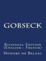 Gobseck: Bilingual Edition (English – French)
