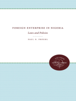 Foreign Enterprise in Nigeria: Laws and Policies