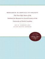 Research in Service to Society: The First Fifty Years of the Institute for Research in Social Science at the University of North Carolina