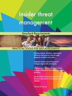 Insider threat management Standard Requirements