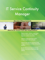 IT Service Continuity Manager Standard Requirements