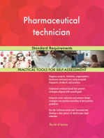 Pharmaceutical technician Standard Requirements