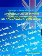 Le problematiche dei rapporti tra religioni e istituzioni nel Commonwealth australiano