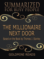 The Millionaire Next Door - Summarized for Busy People: Based on the Book by Thomas J. Stanley, Ph.D.