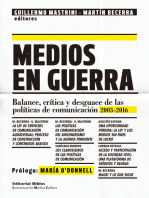 Medios en guerra: Balances, crítica y desguace de las políticas de comunicación 2013-2016