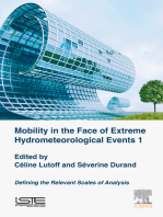 Mobility in the Face of Extreme Hydrometeorological Events 1: Defining the Relevant Scales of Analysis
