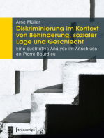 Diskriminierung im Kontext von Behinderung, sozialer Lage und Geschlecht: Eine qualitative Analyse im Anschluss an Pierre Bourdieu