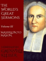 The World's Great Sermons: Volume III—Massillon to Mason