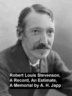 Robert Louis Stevenson, a Record, an Estimate, a Memorial