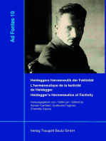 Heideggers Hermeneutik der Faktizität: L'herméneutique de la facticité de Heidegger - Heidegger's Hermeneutics of Facticity