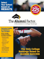 The Alumni Factor: A Revolution in College Rankings (2013-2014 Edition)