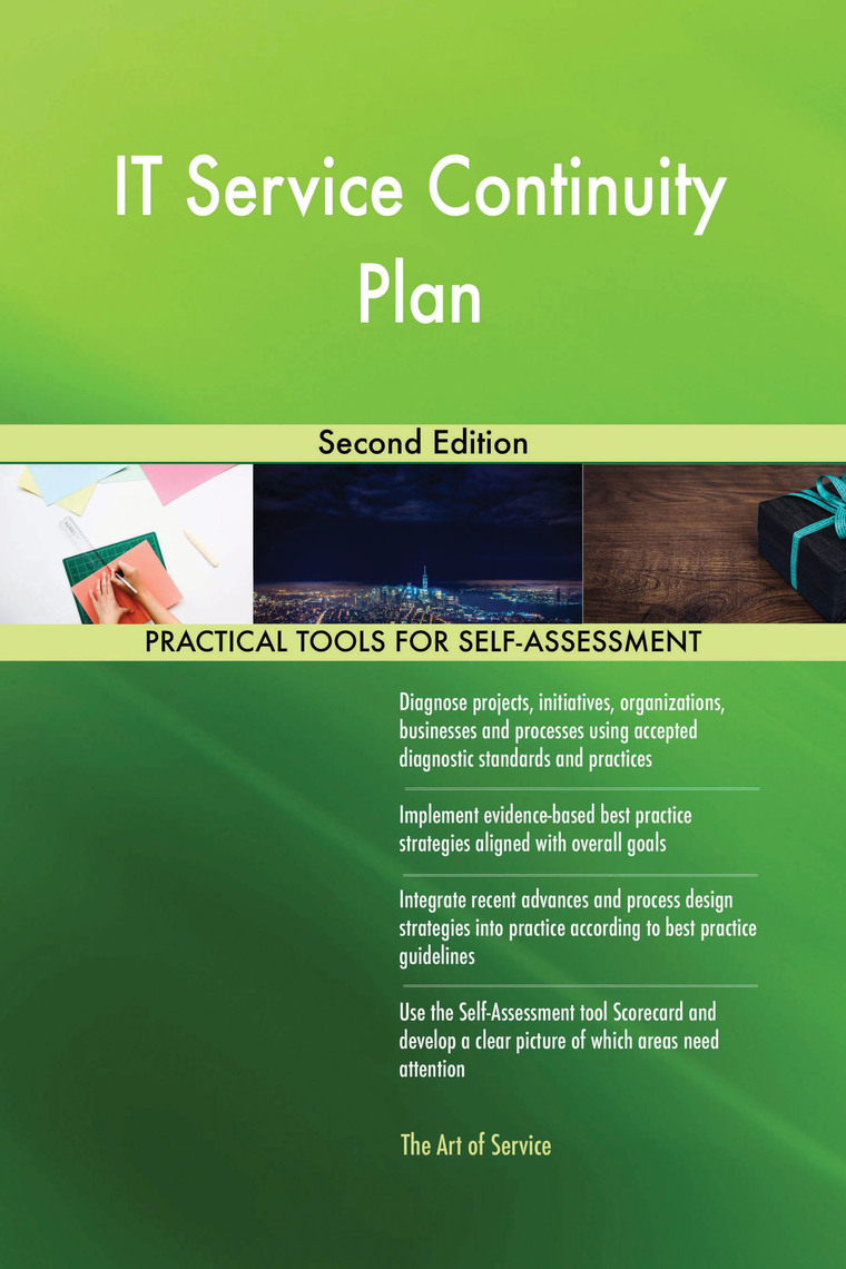 IT Service Continuity Plan Second Edition by Gerardus Blokdyk (Ebook ...
