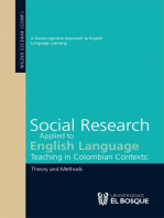 Social research applied to english language teaching in Colombian contexts