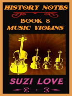 Music Violins: History Notes Book 8