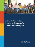 A Study Guide for Henry Dumas's "Son of Msippi"