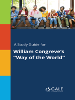 A Study Guide for William Congreve's "Way of the World"