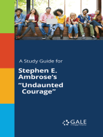 A Study Guide for Stephen E. Ambrose's "Undaunted Courage"