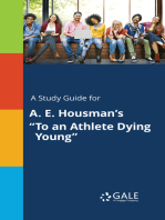 A Study Guide for A. E. Housman's "To an Athlete Dying Young"