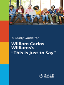 Read A Study Guide For William Carlos Williams S This Is Just To Say Online By Gale And Cengage Books