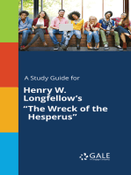 A Study Guide for Henry W. Longfellow's "The Wreck of the Hesperus"