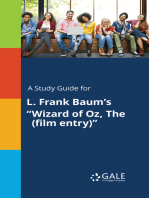 A Study Guide for L. Frank Baum's "Wizard of Oz, The (film entry)"