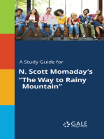 A Study Guide for N. Scott Momaday's "The Way to Rainy Mountain"