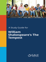 A Study Guide for William Shakespeare's The Tempest