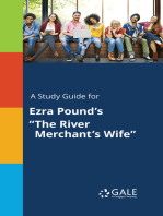 A Study Guide for Ezra Pound's "The River Merchant's Wife"