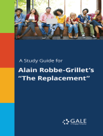 A Study Guide for Alain Robbe-Grillet's "The Replacement"