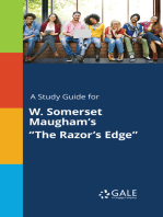 A Study Guide for W. Somerset Maugham's "The Razor's Edge"