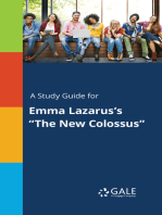 A Study Guide for Emma Lazarus's "The New Colossus"