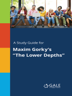 A Study Guide for Maxim Gorky's "The Lower Depths"