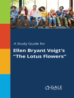 A Study Guide for Ellen Bryant Voigt's "The Lotus Flowers"