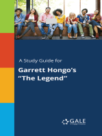 A Study Guide for Garrett Hongo's "The Legend"