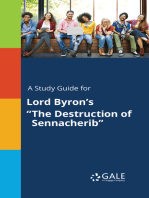 A Study Guide for Lord Byron's "The Destruction of Sennacherib"