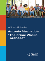 A Study Guide for Antonio Machado's "The Crime Was in Granada"