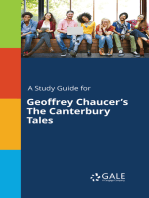 A Study Guide for Geoffrey Chaucer's The Canterbury Tales